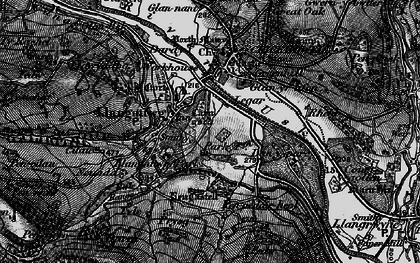 Old map of Dan y Parc in 1897