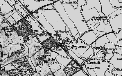 Old map of Legbourne in 1899
