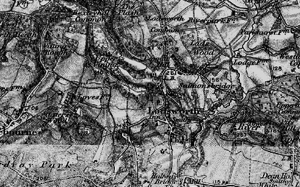 Old map of Benbow Pond in 1895