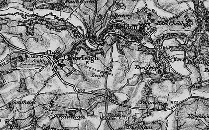Old map of Leigh in 1898