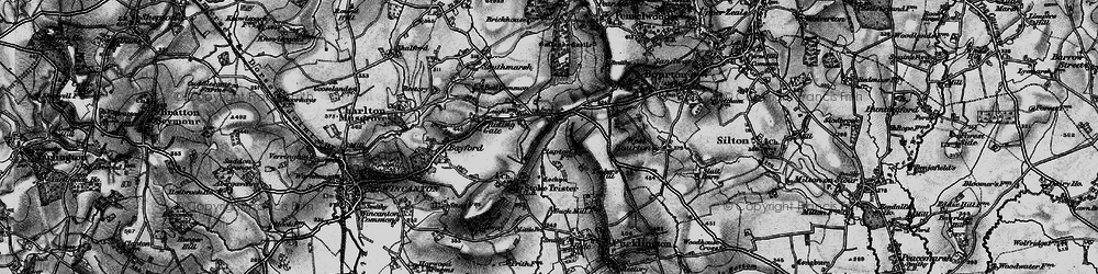 Old map of Leigh Common in 1898