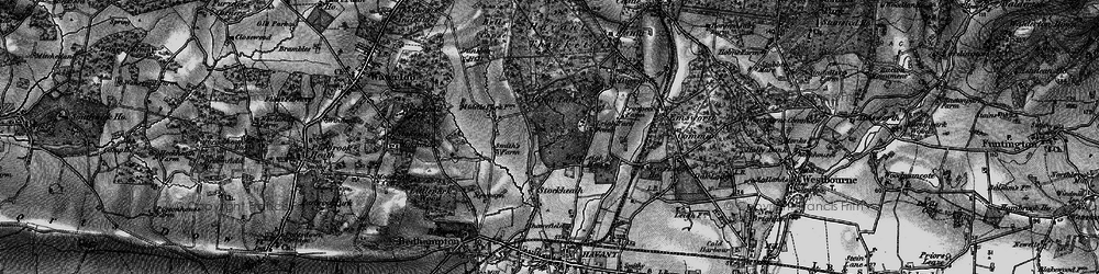 Old map of Leigh Park in 1895