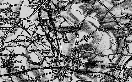 Old map of Leighswood in 1899