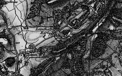 Old map of Leinthall Earls in 1899