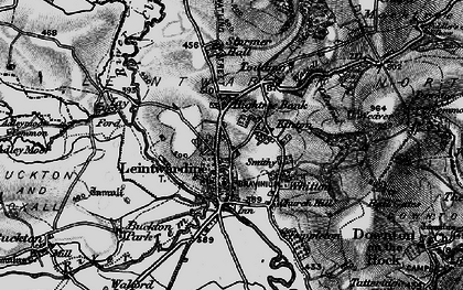 Old map of Leintwardine in 1899