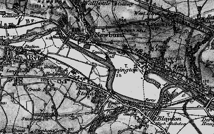 Old map of Lemington in 1898