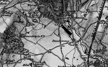 Old map of Lemsford in 1896