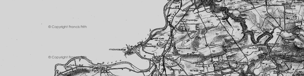 Old map of Lennelhill in 1897