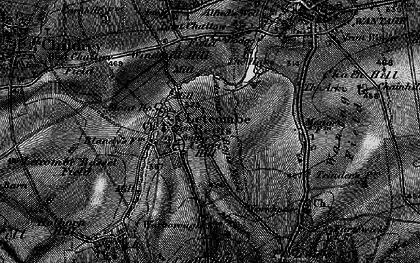 Old map of Letcombe Regis in 1895