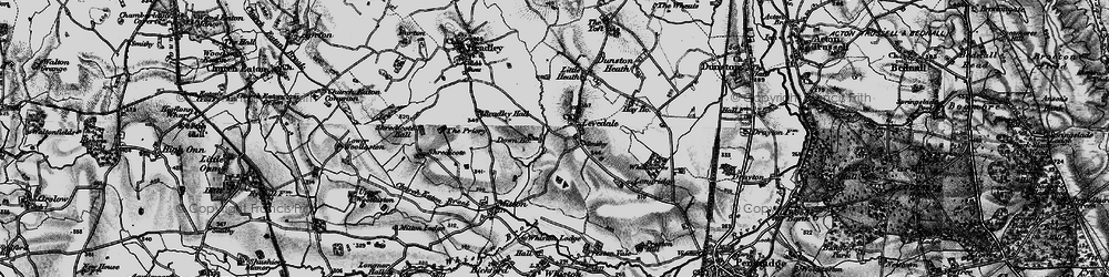 Old map of Levedale in 1897