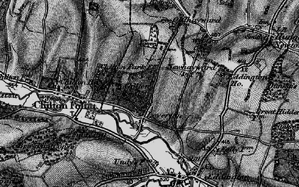 Old map of Chilton in 1895