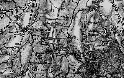 Old map of Lewcombe in 1898