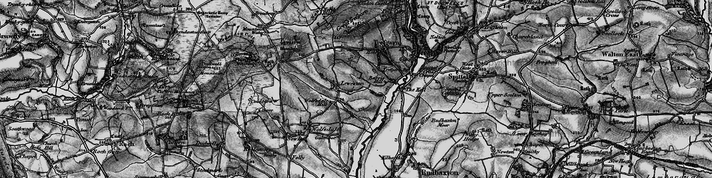 Old map of Leweston in 1898