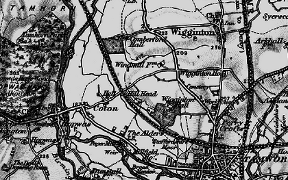 Old map of Leyfields in 1899