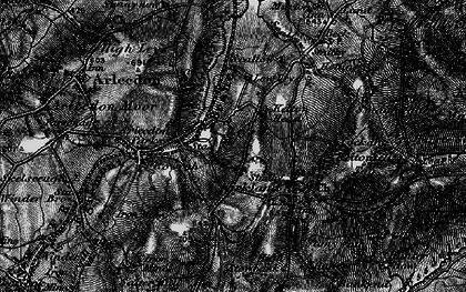 Old map of Leys in 1897