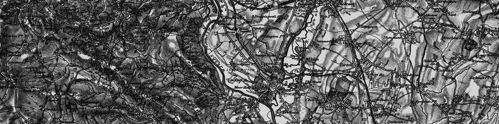 Old map of Lickhill in 1898