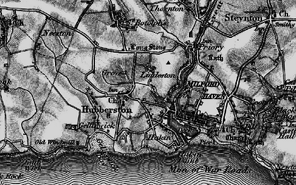 Old map of Liddeston in 1898