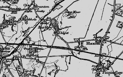 Old map of Lidget in 1895