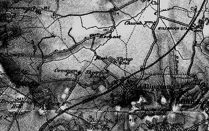 Old map of Lidlington in 1896