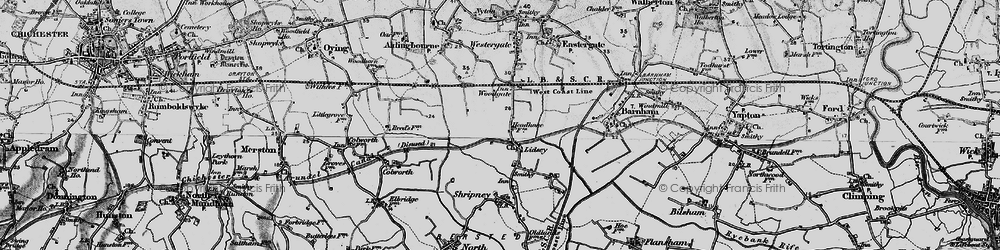 Old map of Lidsey in 1895