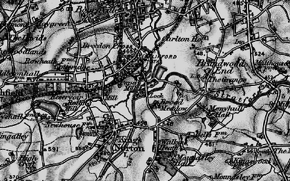 Old map of Lifford in 1899