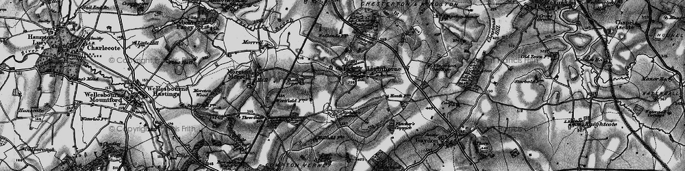 Old map of Lighthorne in 1898