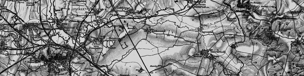 Old map of Lilbourne in 1898