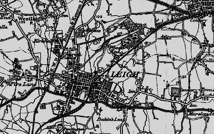 Old map of Atherton Hall in 1896