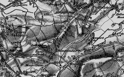 Old map of Lillesdon in 1898