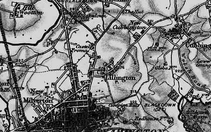 Old map of Lillington in 1898