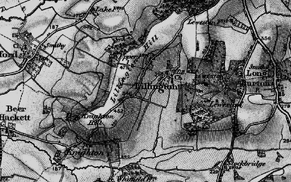 Old map of Lillington Hill in 1898