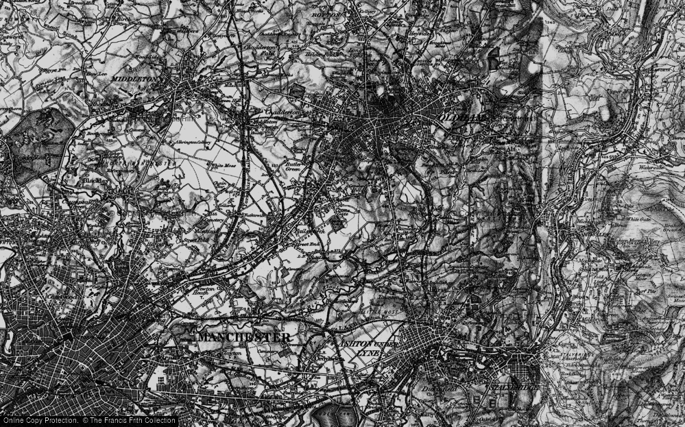 Old Map of Lime Side, 1896 in 1896