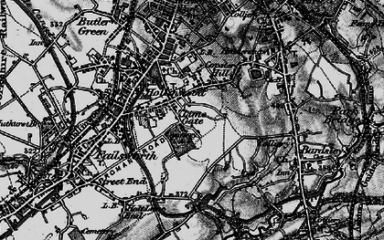 Old map of Lime Side in 1896