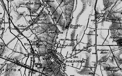 Old map of Limekiln Field in 1896