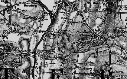 Old map of Lincomb in 1898