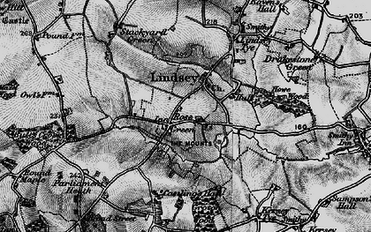 Old map of Lindsey in 1896