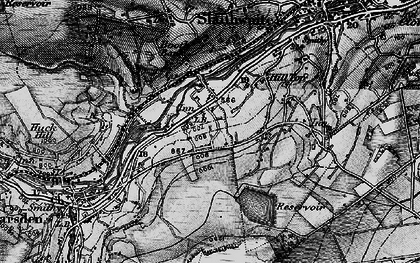 Old map of Lingards Wood in 1896