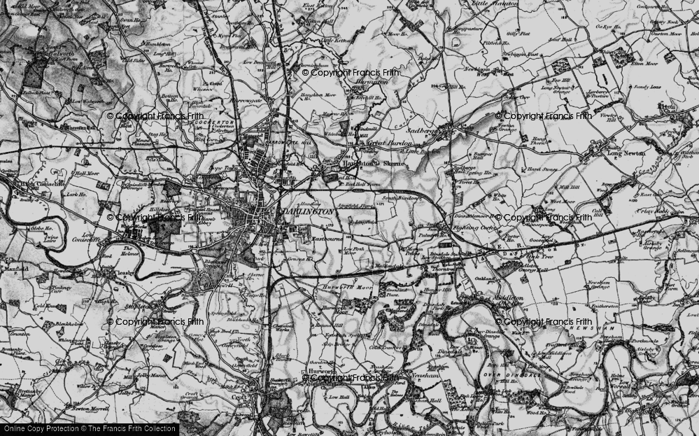 Old Map of Lingfield, 1898 in 1898