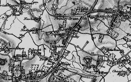 Old map of Linkend in 1896