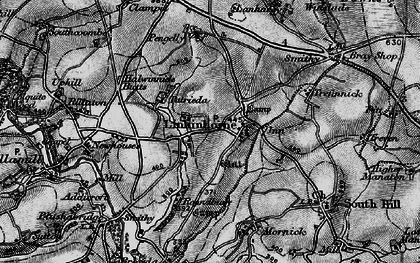 Old map of Linkinhorne in 1896