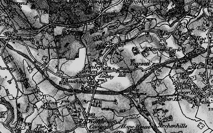 Old map of Yearsett in 1898