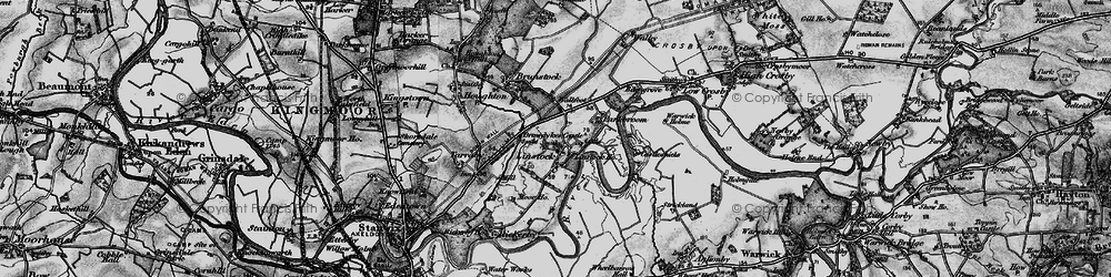 Old map of Linstock Ho in 1897