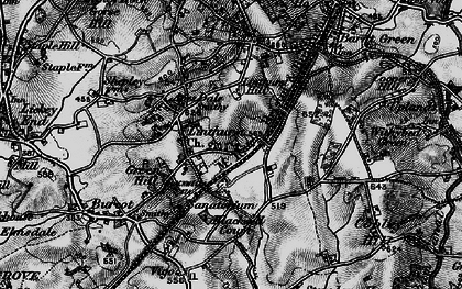 Old map of Linthurst in 1898