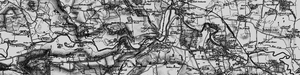 Old map of Linton Hills in 1898