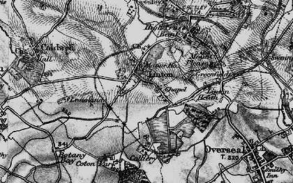 Old map of Linton in 1898