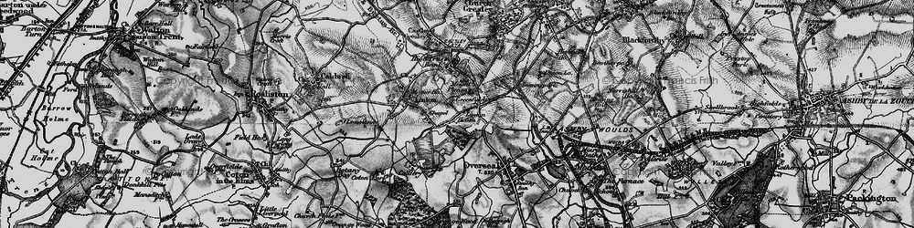 Old map of Linton Heath in 1898