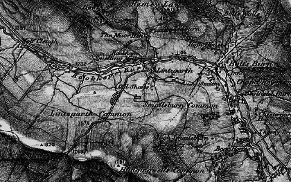Old map of Lintzgarth in 1898