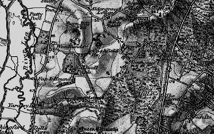 Old map of Lippitts Hill in 1896