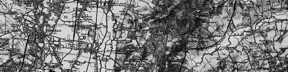 Old map of Lippitts Hill in 1896