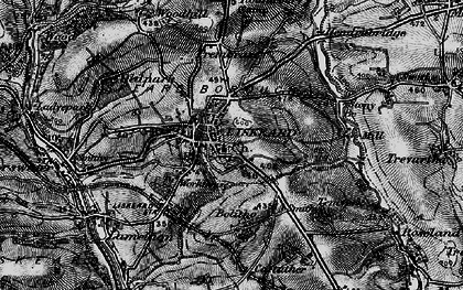 Old map of Liskeard in 1896